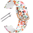Smooth strap for Samsung Galaxy Watch Active 22mm, Bird and Flower