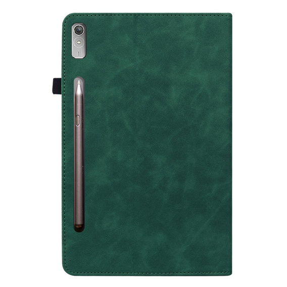 Case for Lenovo Tab P11 Pro Gen 2, Wallet Pen Slot, green