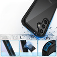 Case for Samsung Galaxy S24, Shockproof, with film, black