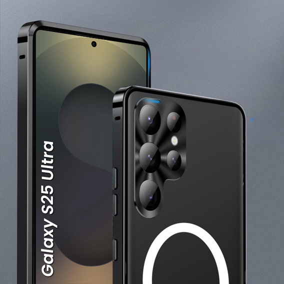 Camera Protection Case for Samsung Galaxy S25 Ultra, CamShield MagSafe, black
