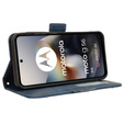 Flip case for Motorola Moto G56 5G, Card Slot, dark blue