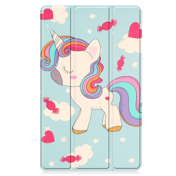 Case for Lenovo Tab M8 Gen 4 TB-300FU, Smartcase, unicorn