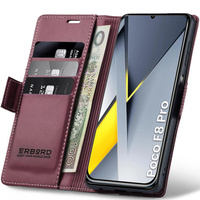 ERBORD Glossy Litchi flip case for Xiaomi Poco F8 Pro