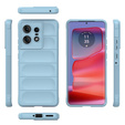 Case for Motorola Edge 50 Pro 5G, Gaming Shockproof, blue