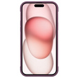 Case for iPhone 15, ERBORD Armor Mag, maroon