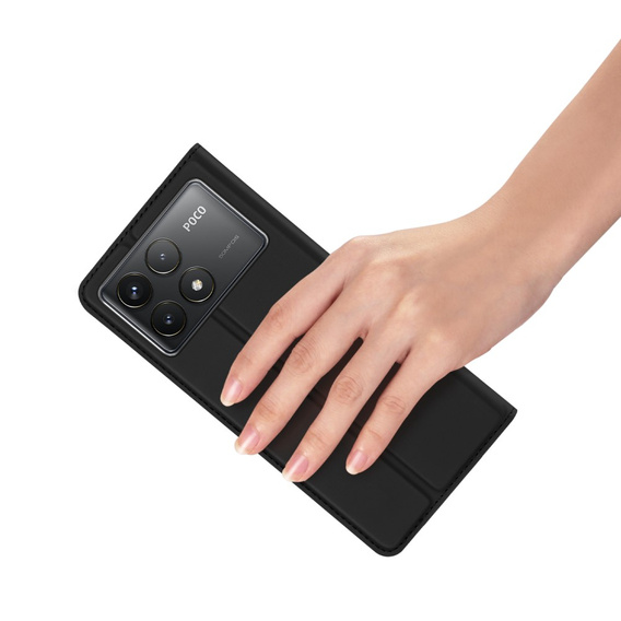 Dux Ducis Case for Xiaomi Poco F6 Pro, Skinpro, black