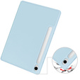 Case for Samsung Galaxy Tab S10 FE+ Plus, Smartcase with stylus space, blue