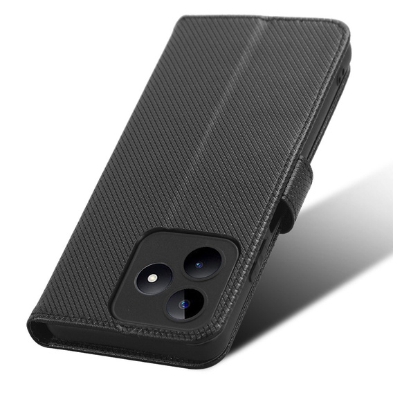 Flip case for Realme Note 50, Wallet Smart Magnet, black