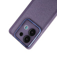 Case for Xiaomi Redmi Note 13 Pro 5G, Glittery Powder, purple + 9H tempered glass