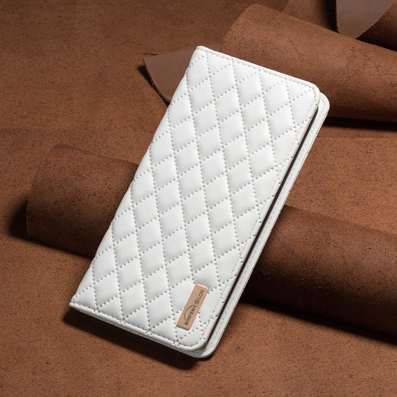 Flip case for Samsung Galaxy A54 5G, Wallet, BINFEN COLOR, white