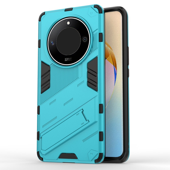 Case for Honor Magic 6 Lite 5G, Military kickstand, blue