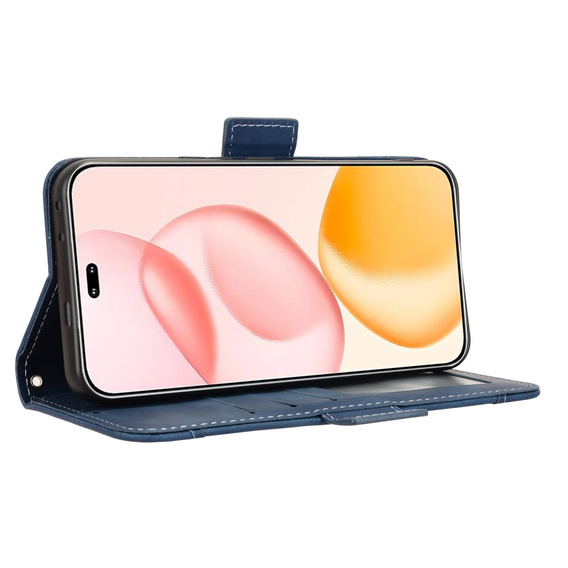 Flip case for Honor 400 Pro 5G, Card Slot, dark blue