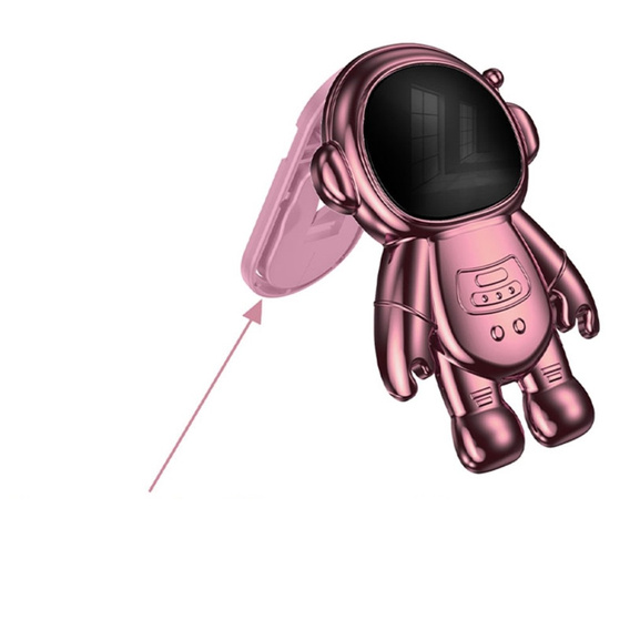 Case for Samsung Galaxy A15 4G / 5G, Glitter Astronaut, pink