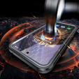 Case for Samsung Galaxy S24 FE, Shockproof, with glass, for MagSafe, black