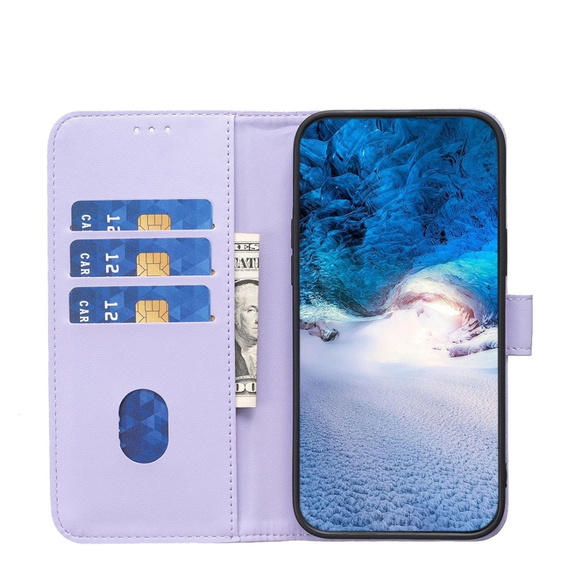 Flip case for Samsung Galaxy A35 5G, BINFEN Wallet, purple
