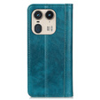 Flip case for Motorola Edge 50 Ultra, Split Leather, green