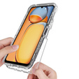 Case for Xiaomi Redmi 13C, Shockproof, with film, transparent