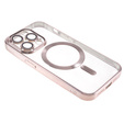 Case for iPhone 13 Pro, Electro MagSafe, pink + Screen Glass