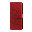 Flip case for Samsung Galaxy A13 4G, Mandala Flower, red