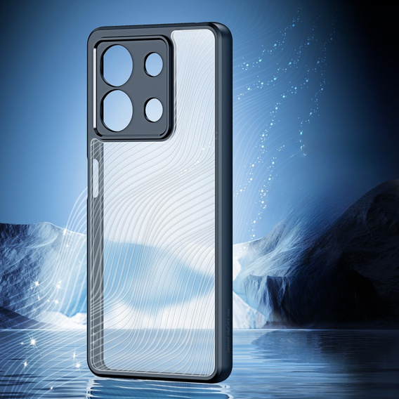 DuxDucis case for Xiaomi Redmi Note 13 5G, Aimo case, transparent / black