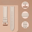 Leather Belt for Samsung Galaxy Watch 42mm - Beige