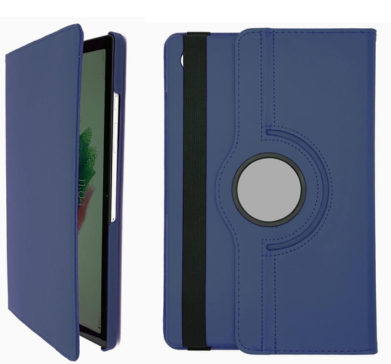 Case for Samsung Galaxy Tab A9+ TB330FU 10.95", Rotating 360, dark blue