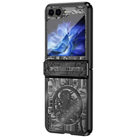 Case for Samsung Galaxy Z Flip7 FE / Z Flip6, Mechanical Legend, black
