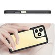 Case for Realme C51, Fusion Hybrid, transparent / black