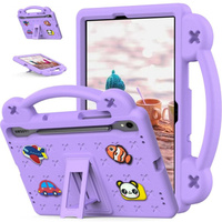 Children's case for Samsung Galaxy Tab S7/S8/S9, Cute Patterns, with stand, purple