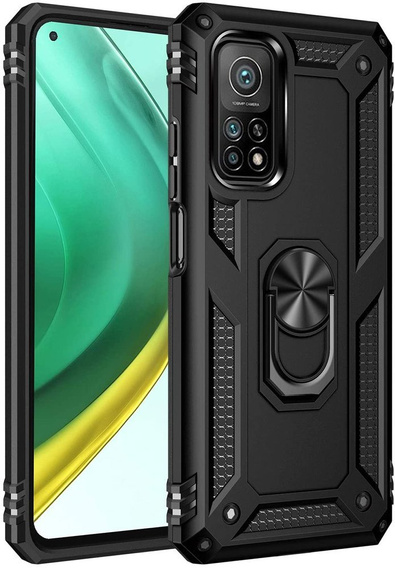 Armor Case for Xiaomi Mi 10T/Mi 10T Pro, Nox Case Ring, black