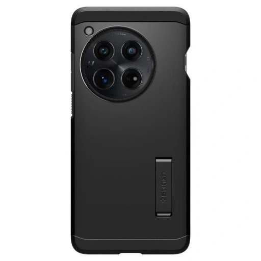 Spigen Tough Armor Case for OnePlus 12 (Black) – Rugged Protection with Kickstand