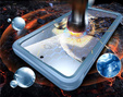Case for Samsung Galaxy S25 FE, Shockproof, with glass, for MagSafe, blue