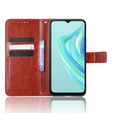 Flip case for Infinix Hot 20i, Crazy Horse Wallet, brown
