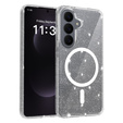 Glitter case, for MagSafe for Samsung Galaxy S26, transparent