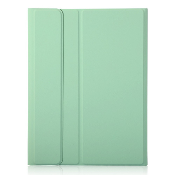 Case + keyboard iPad 10.9 2022 10 Gen, TouchPad Pen Slot, light green