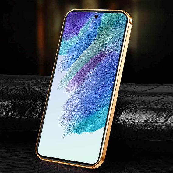 Case for Samsung Galaxy S21, Cowhide Leather, pink