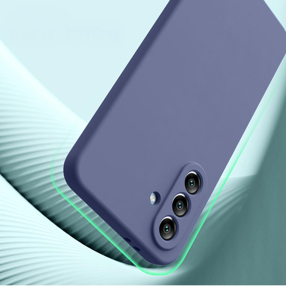 Case for Samsung Galaxy A56 5G, Silicone Lite, dark blue