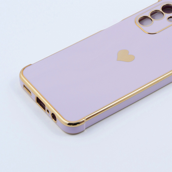 Case for Samsung Galaxy A13 5G, Electro heart, purple