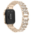 Diamond Bracelet for Xiaomi Smart Band 8 Pro, Gold