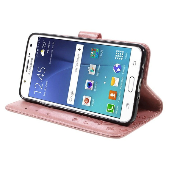 Flip case for Samsung Galaxy J5 2016, Butterfly, pink