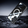 Case for Samsung Galaxy A36 / Samsung Galaxy A56, Shockproof, with glass, for MagSafe, black