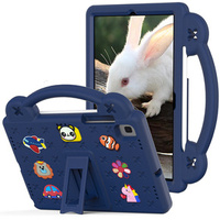 Children's case for Samsung Galaxy Tab S6 Lite 10.4 2020/2022 / Tab A7 2020 T500 / T505 / Tab S6 T860/T865, Cute Patterns, with stand, dark blue