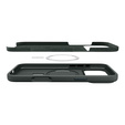 Spigen case for iPhone 17 Pro Max, Silicone Fit MagSafe, Abyss Green