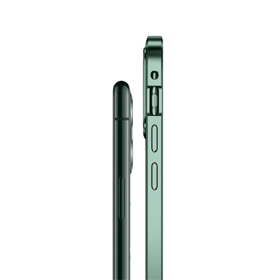 Case for iPhone 11 Pro, Magnetic Dual Glass, green