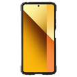 Armored Case for Xiaomi Redmi Note 13 5G, CamShield Slide, red + Tempered Glass 9H