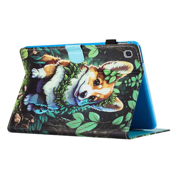 Case for Samsung Galaxy Tab S6 Lite 2022 / 2020, with flap, corgi dog