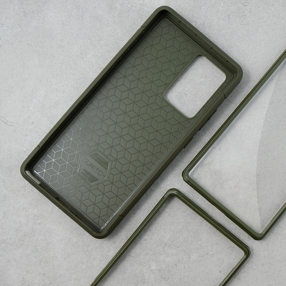 Case for Samsung Galaxy Note 20 Ultra, Suritch Basic (Two Frames), green