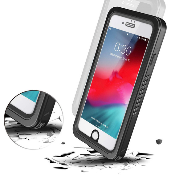 IP68 Waterproof Case for iPhone 7/8/SE 2020/SE 2022, black