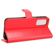 Flip case for Samsung Galaxy M15 5G, Crazy Horse Wallet, red