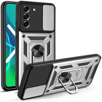Case for Samsung Galaxy S21 FE, CamShield Slide, silver